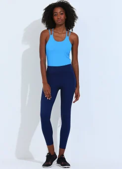 Dona Jo leggings & capris>Active Leggings Navy