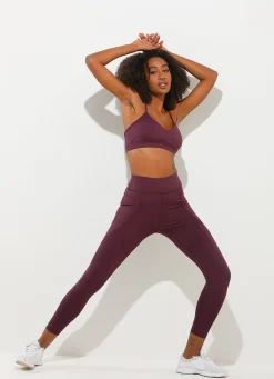 Dona Jo sports bras>Adapt Bra Cabernet