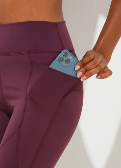 Dona Jo leggings & capris>Adapt Leggings Cabernet