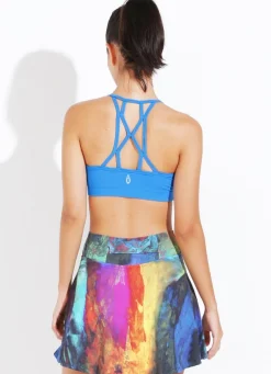 Dona Jo sports bras>Amplify Bra Blue