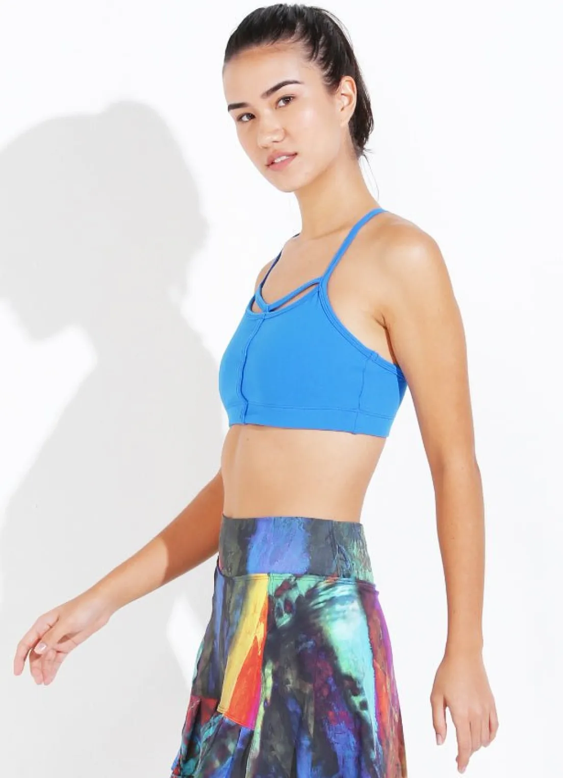 Dona Jo sports bras>Amplify Bra Blue