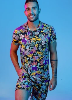 Dona Jo short sleeve shirts>Club Polo Lotus