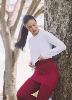 Dona Jo skirted leggings & capris|skirted leggings & capris>Comfort Skirted Legging Imperio