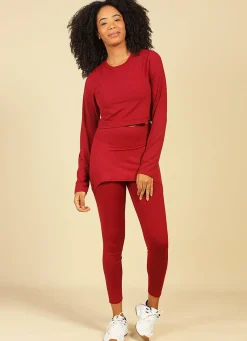 Dona Jo skirted leggings & capris|skirted leggings & capris><noscript><img width=