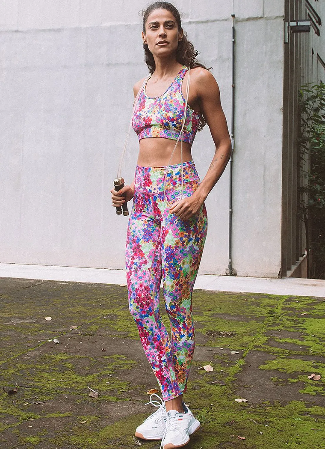 Dona Jo sports bras>Ease Bra Floret