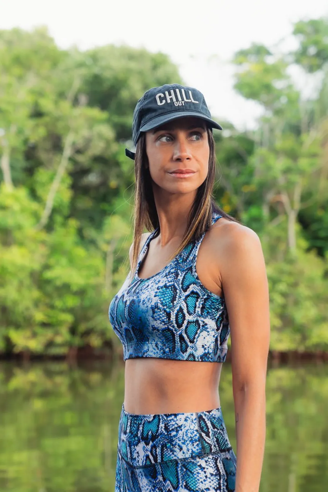 Dona Jo sports bras>Ease Bra Python Prism