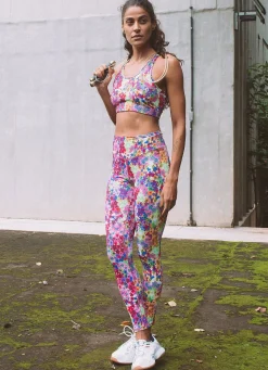 Dona Jo leggings & capris>Ease Legging Floret