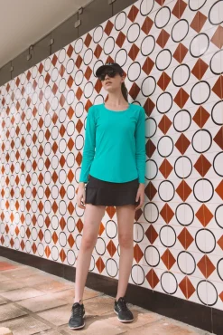 Dona Jo long sleeve shirts>Endurance Top UPF 50+ Sereia