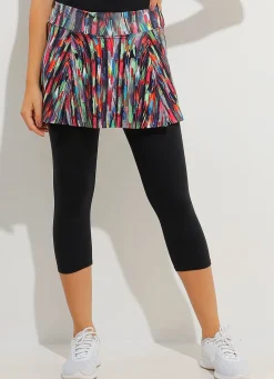 Dona Jo skirted leggings & capris|skirted leggings & capris><noscript><img width=