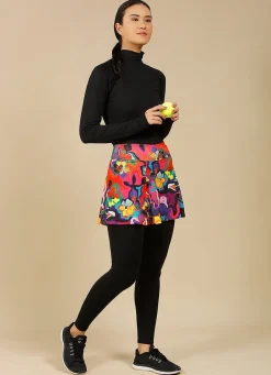 Dona Jo skirted leggings & capris|skirted leggings & capris><noscript><img width=