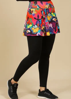 Dona Jo skirted leggings & capris|skirted leggings & capris><noscript><img width=