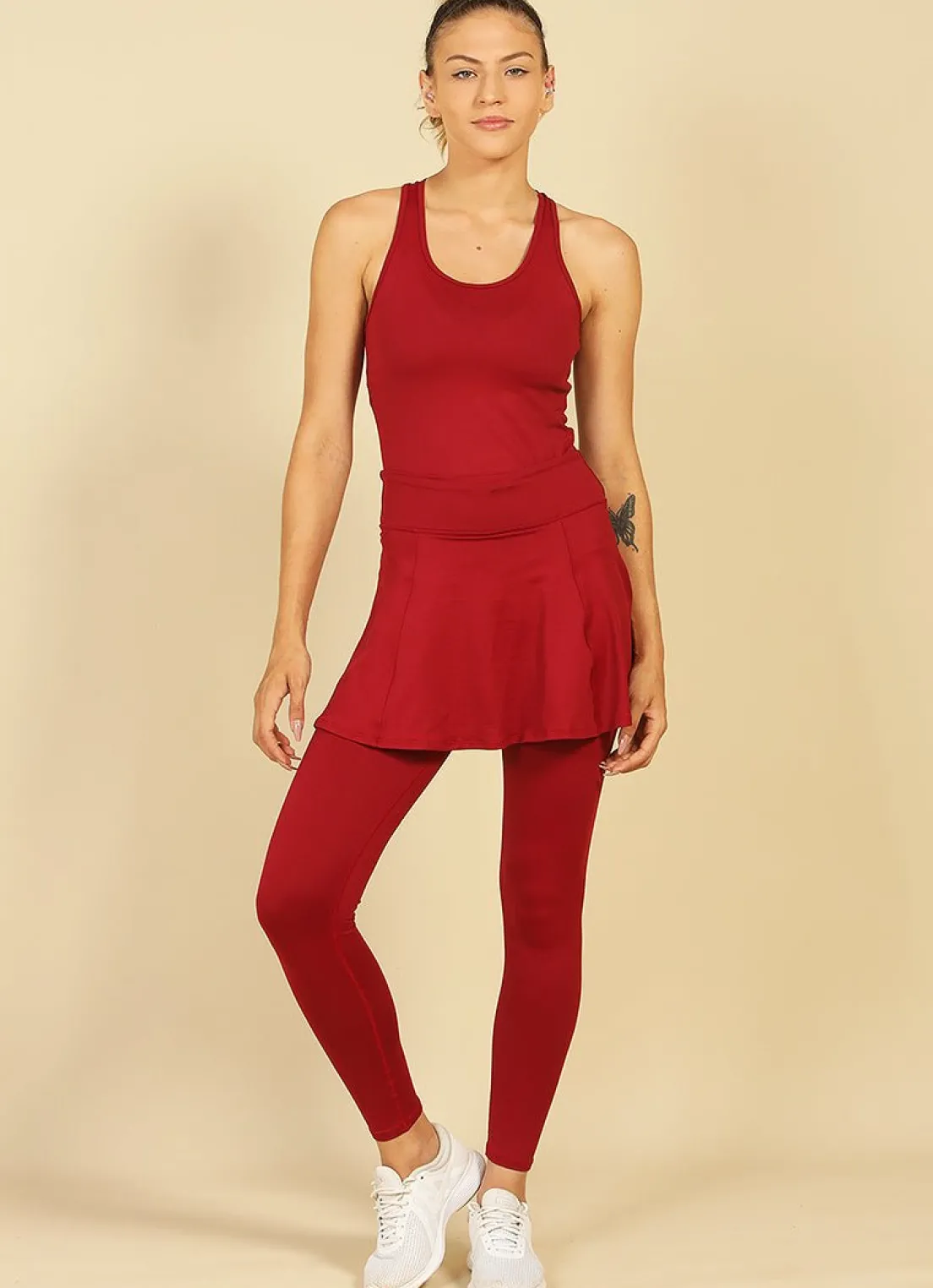 Dona Jo skirted leggings & capris|skirted leggings & capris>Love Skirted Legging Imperio