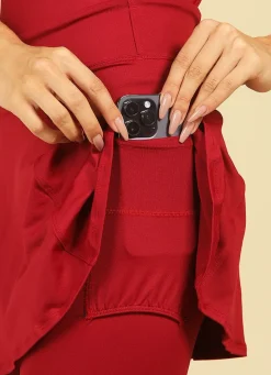 Dona Jo skirted leggings & capris|skirted leggings & capris><noscript><img width=
