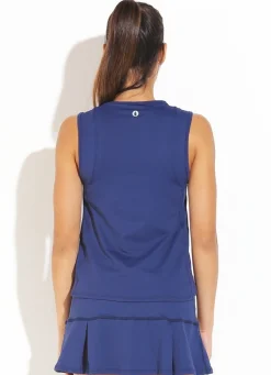 Dona Jo tank tops>Match Tank UPF 50+ Navy