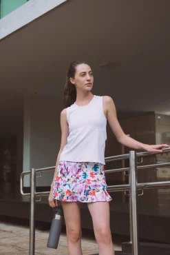 Dona Jo tank tops>Match Tank UPF 50+ White