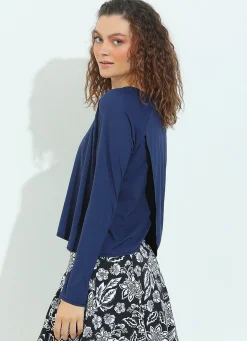 Dona Jo long sleeve shirts>Move Shirt UPF 50+ Navy