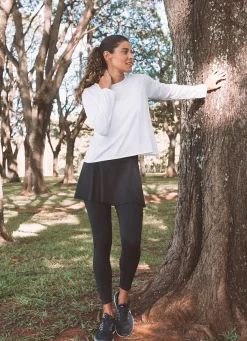 Dona Jo long sleeve shirts>Move Shirt UPF 50+ Off White