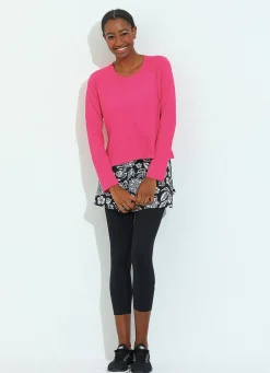 Dona Jo long sleeve shirts>Move Shirt UPF 50+ Pink Batom