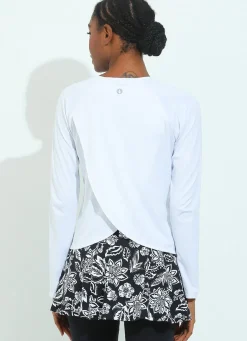 Dona Jo long sleeve shirts>Move Shirt UPF 50+ White