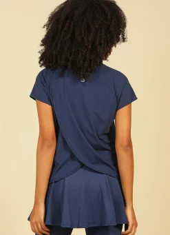 Dona Jo short sleeve shirts>Move T UPF 50+ Navy