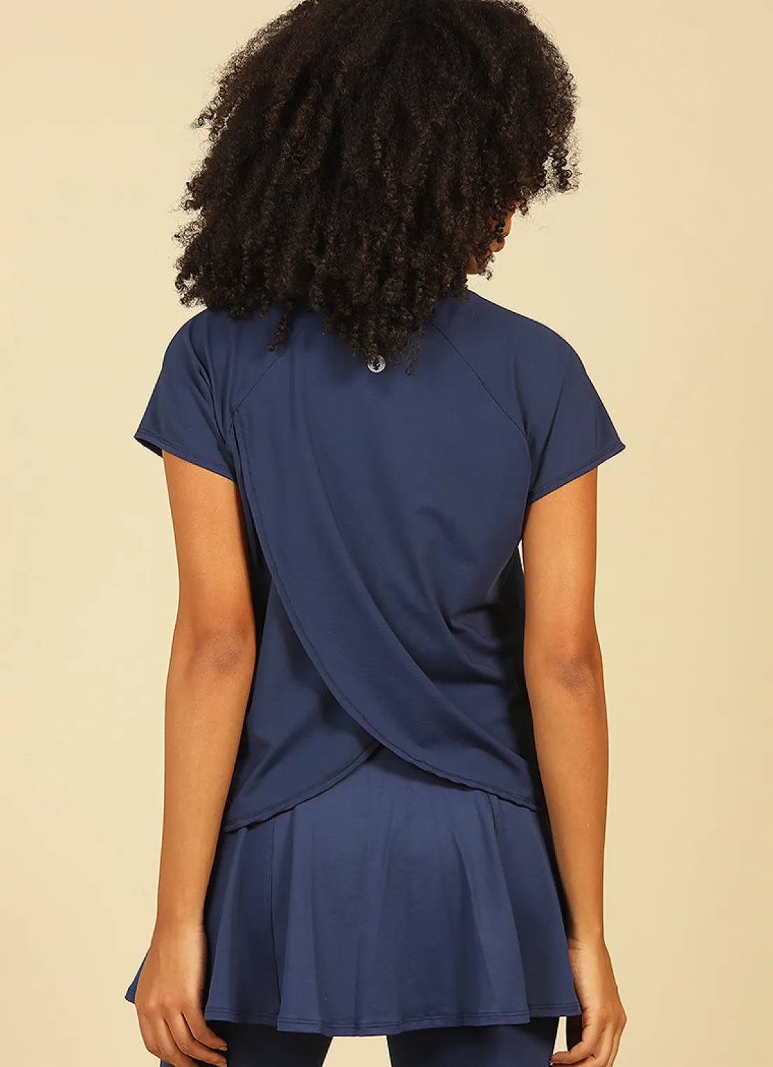 Dona Jo short sleeve shirts>Move T UPF 50+ Navy