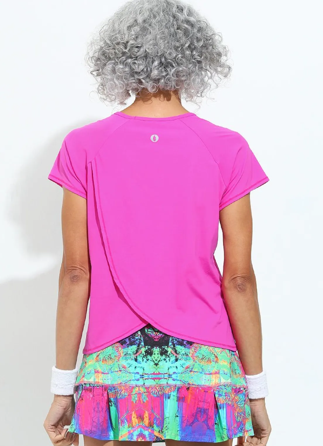 Dona Jo short sleeve shirts>Move T UPF 50+ Pink Power