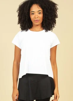 Dona Jo short sleeve shirts>Move T UPF 50+ White