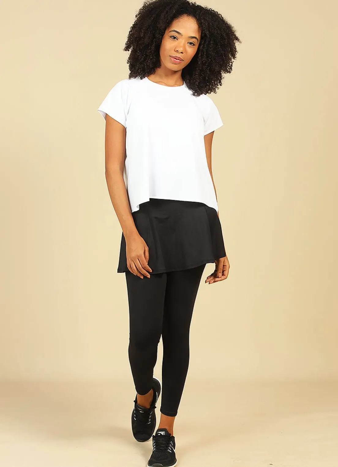 Dona Jo short sleeve shirts>Move T UPF 50+ White
