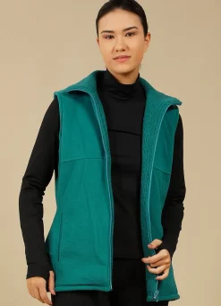 Dona Jo jackets & vests>Sherpa Vest Blue