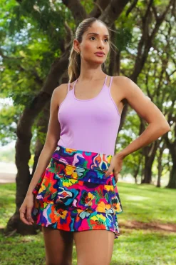 Dona Jo Dresses|skirts>Soar Skirt / Skort 14.5 Amaryllis