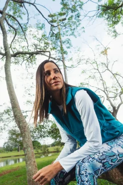 Dona Jo jackets & vests>Ultrasoft Vest Blue