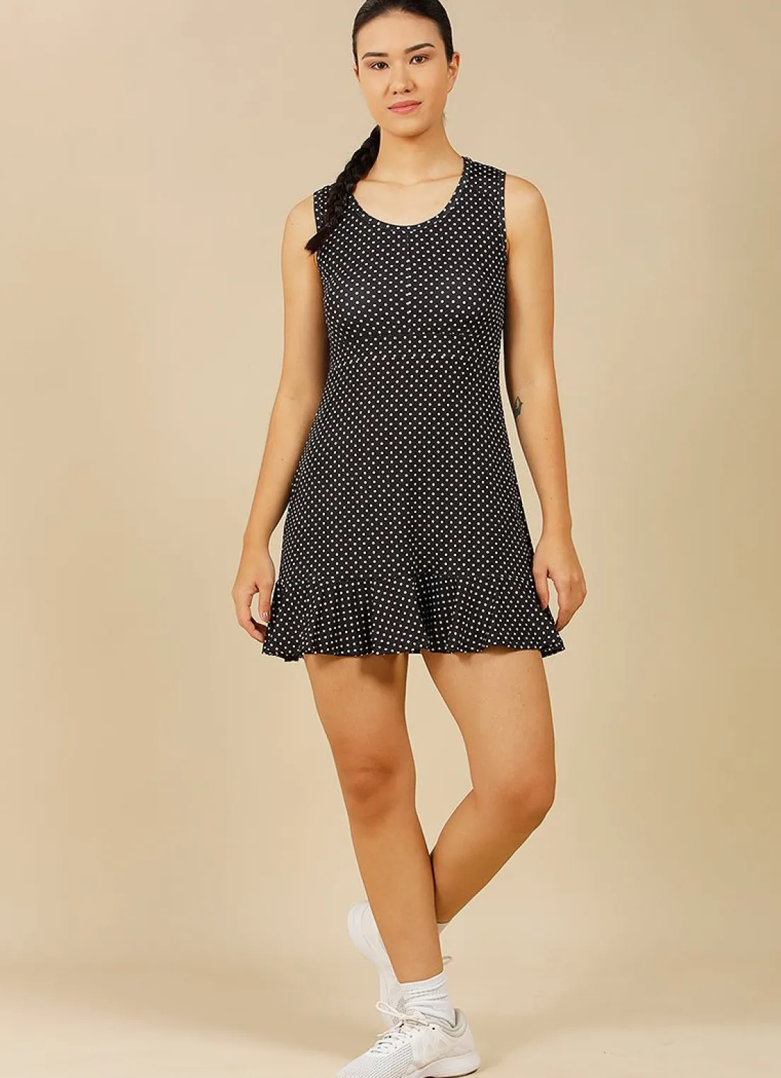 Dona Jo dresses>Up Dress Black Polka Dot