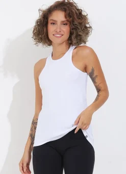 Dona Jo tank tops>Urban Tank UPF 50+ White