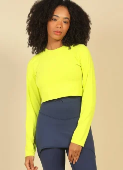 Dona Jo long sleeve shirts>UV Pro Cropped UPF 50+ Caipi