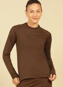 Dona Jo long sleeve shirts>UV Pro Shirt UPF 50+ Cafe Torrado