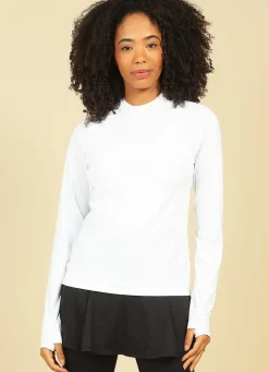 Dona Jo long sleeve shirts>UV Pro Shirt UPF 50+ White