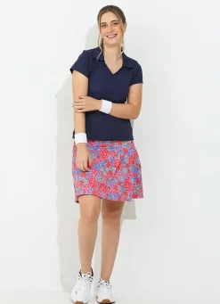 Dona Jo short sleeve shirts>Vie Polo UPF 50+ Navy
